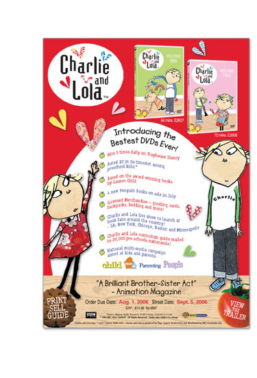 Charlie & Lola Volumes One & Two E-Announce