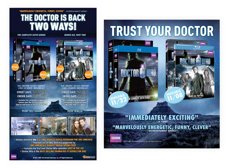 Doctor Who E-announce & Ad