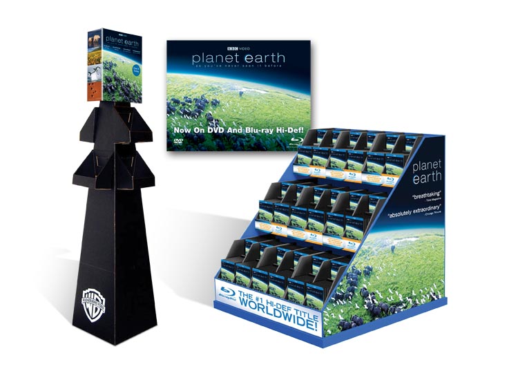 Planet Earth Store Displays