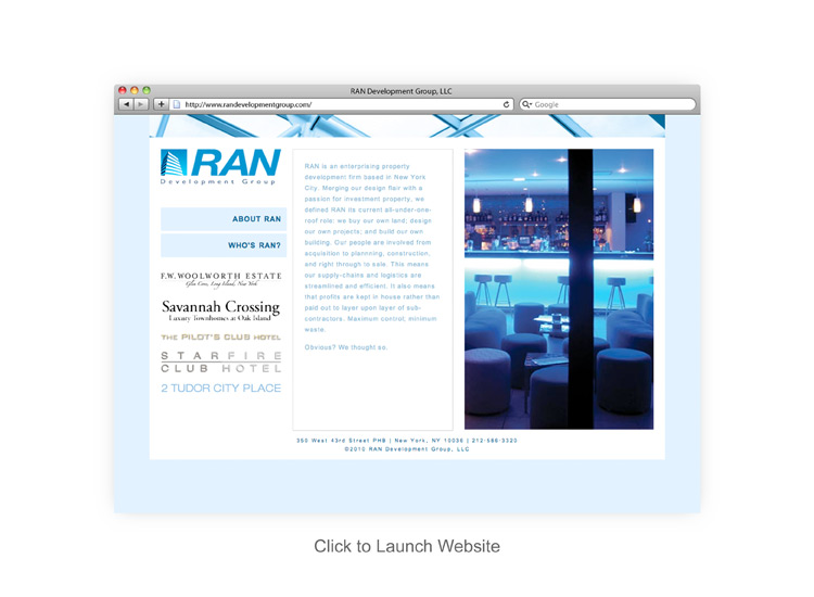 RAN Development Group Website