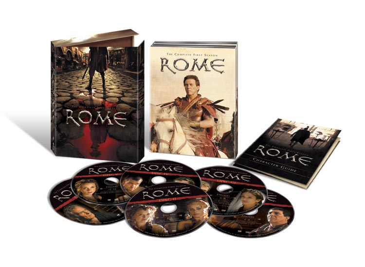 Rome Season One DVD Boxed Set with Booklet and Discs