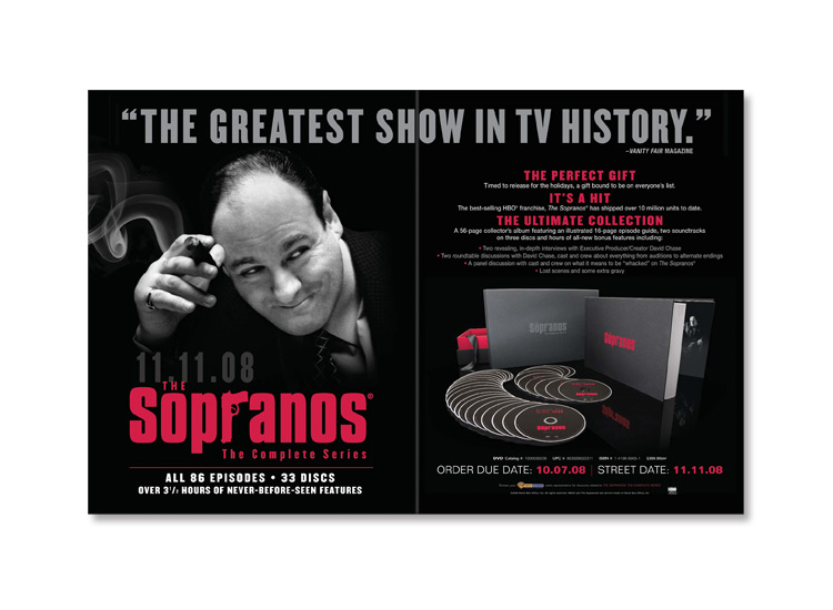 The Sopranos DVD Gift Set Spread