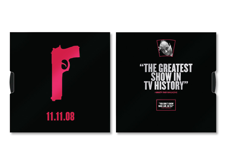 The Sopranos DVD Gift Set Postcard Wheel