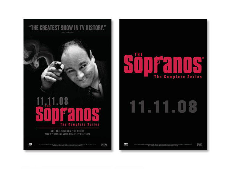 The Sopranos DVD Gift Set Posters